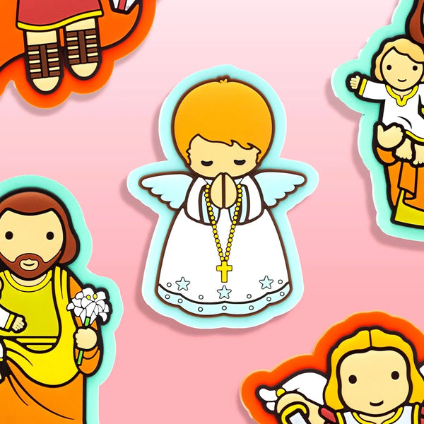 Guardian angel fridge magnet main view