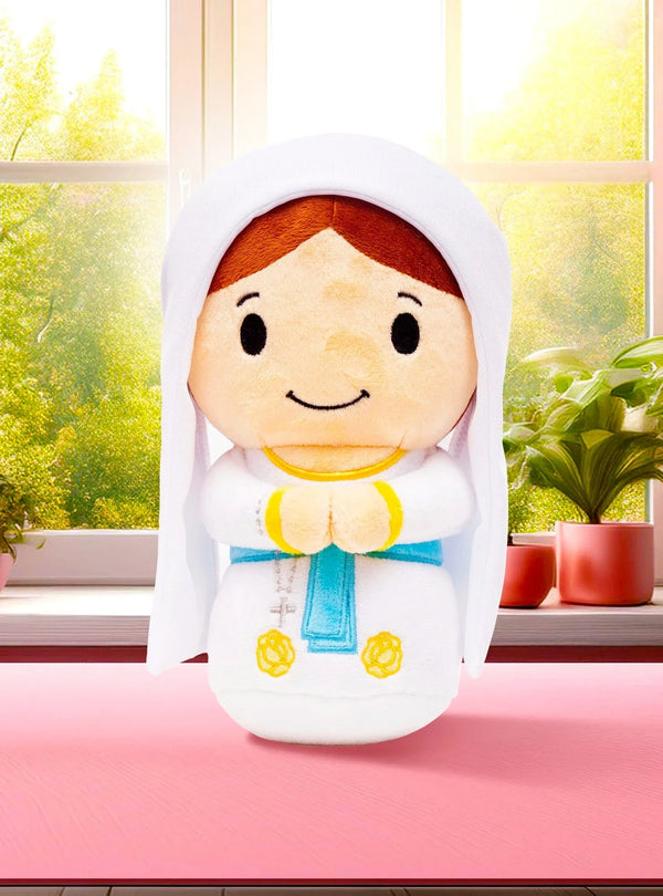 Our Lady of Lourdes Plush Doll Little Drops of Water Main View