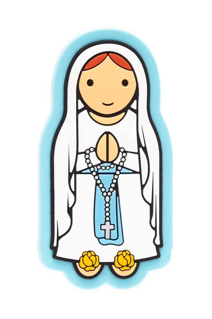 Imán de nevera Señora de Lourdes