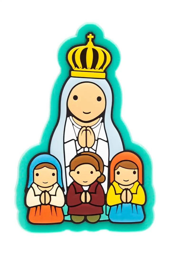 Little Drops of Water® Fridge magnets Our Lady Of Fatima Fridge Magnet – Catholic Marian Keepsake Gift |