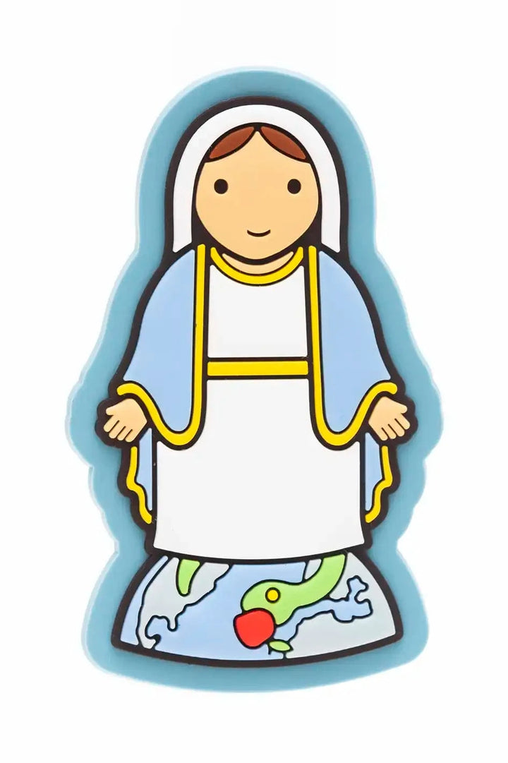 Little Drops of Water® Fridge magnets Our Lady Of Grace Fridge Magnet – Marian Devotional Gift |