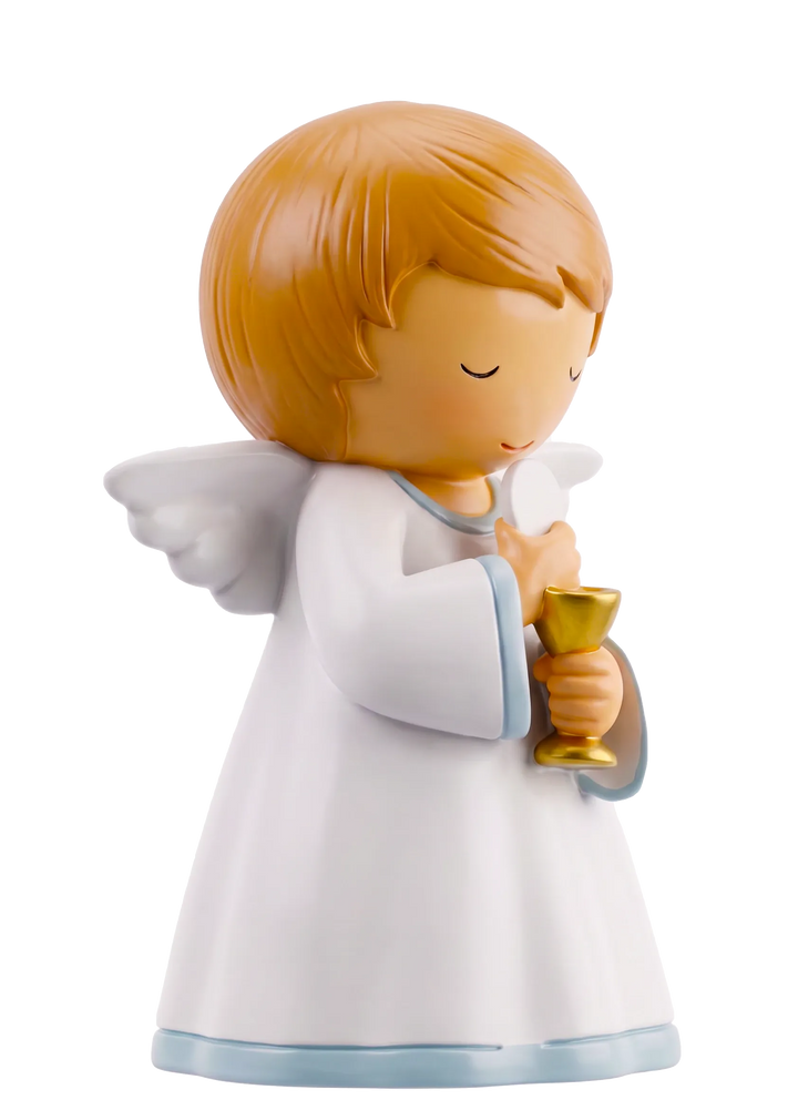 Little Drops of Water Heaven At My First Communion Baby Boy Angel Miniature Saint Statue