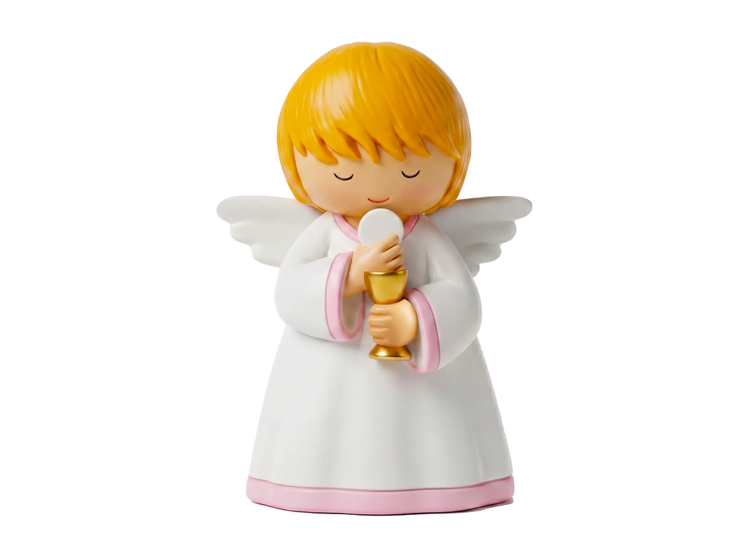 Little Drops of Water Heaven At My First Communion Baby Girl Angel Miniature Saint Statue