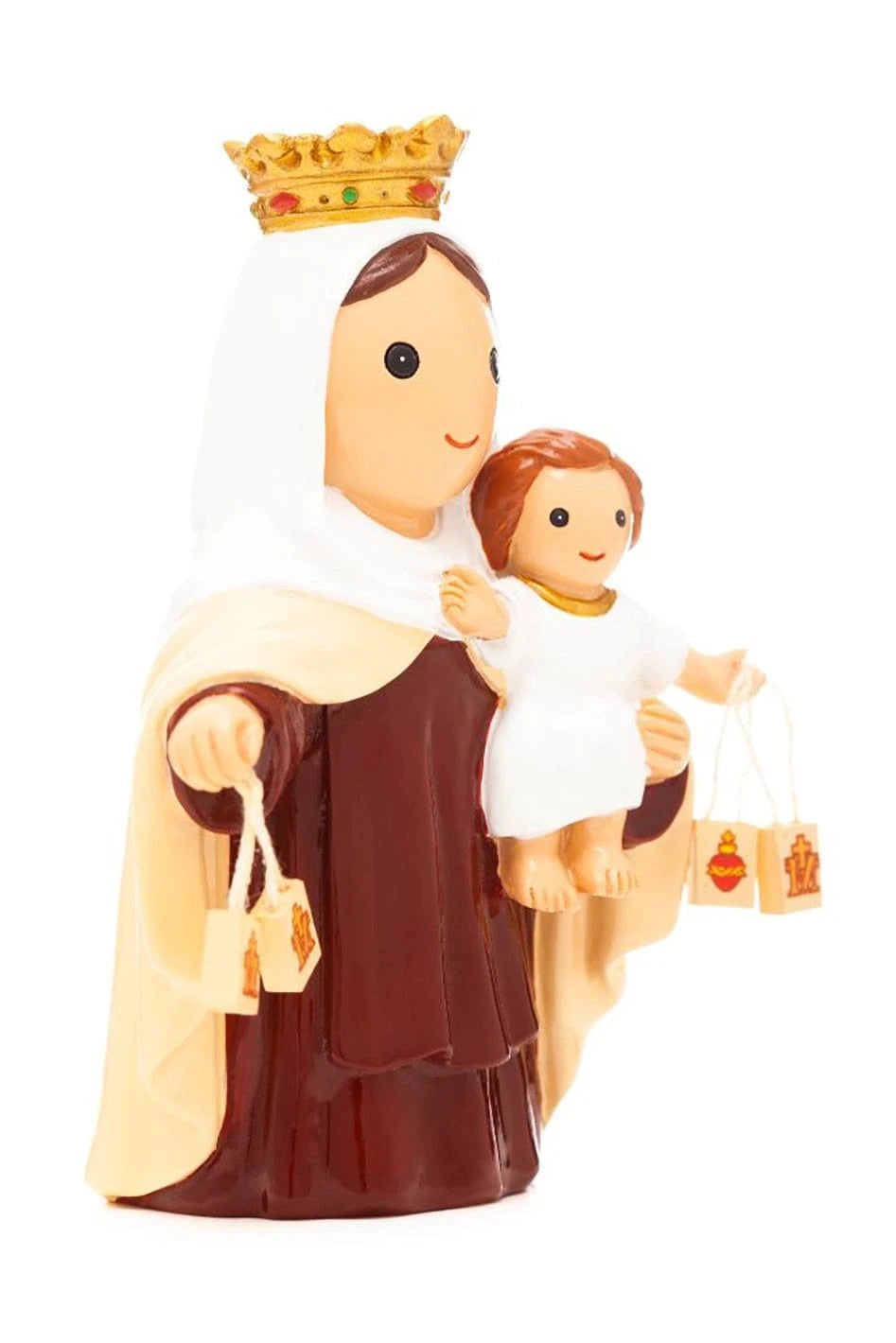 Little Drops of Water® Mary Lady Of Mount Carmel Collectors Edition Figurine – Marian Carmelite Devotion Gift |