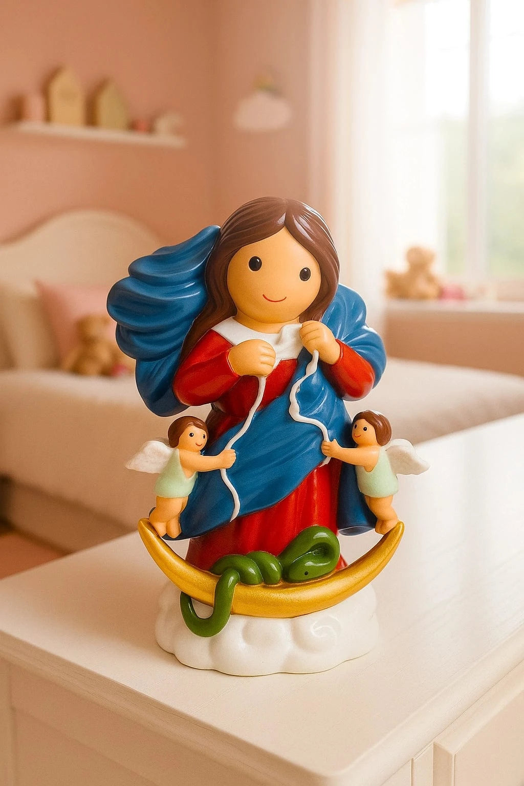 Little Drops of Water® Mary Lady Undoer Of Knots Collectors Edition Figurine – Marian Intercession Gift |