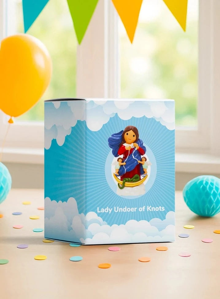 Little Drops of Water® Mary Lady Undoer Of Knots Collectors Edition Figurine – Marian Intercession Gift |