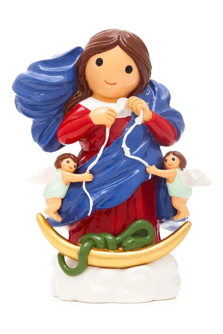 Little Drops of Water® Mary Lady Undoer Of Knots Collectors Edition Figurine – Marian Intercession Gift |