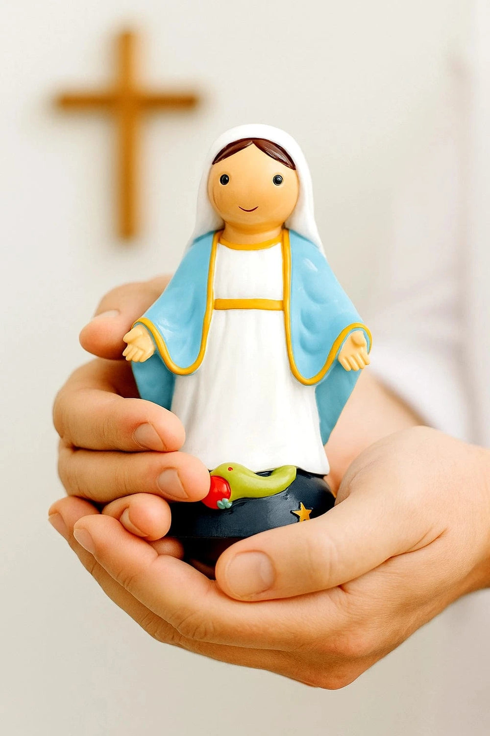 Little Drops of Water® Mary Our Lady Of Grace Collectors Edition Figurine – Marian Grace Gift |