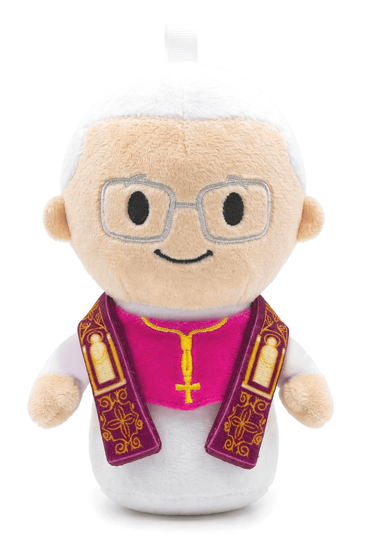Little Drops of Water Mini Pope Leo Plush