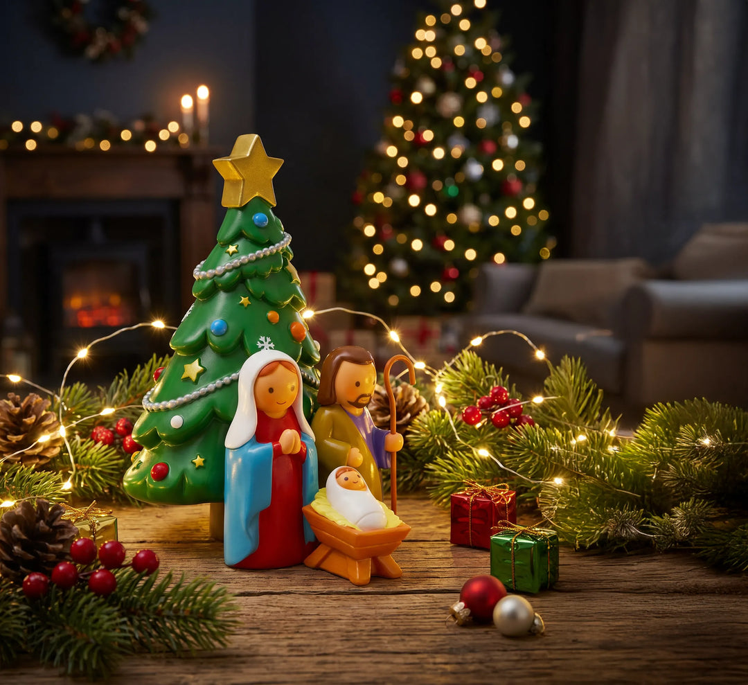 Little Drops of Water Miniature Saint Statue A Blessed Christmas Miniature Saint Statue