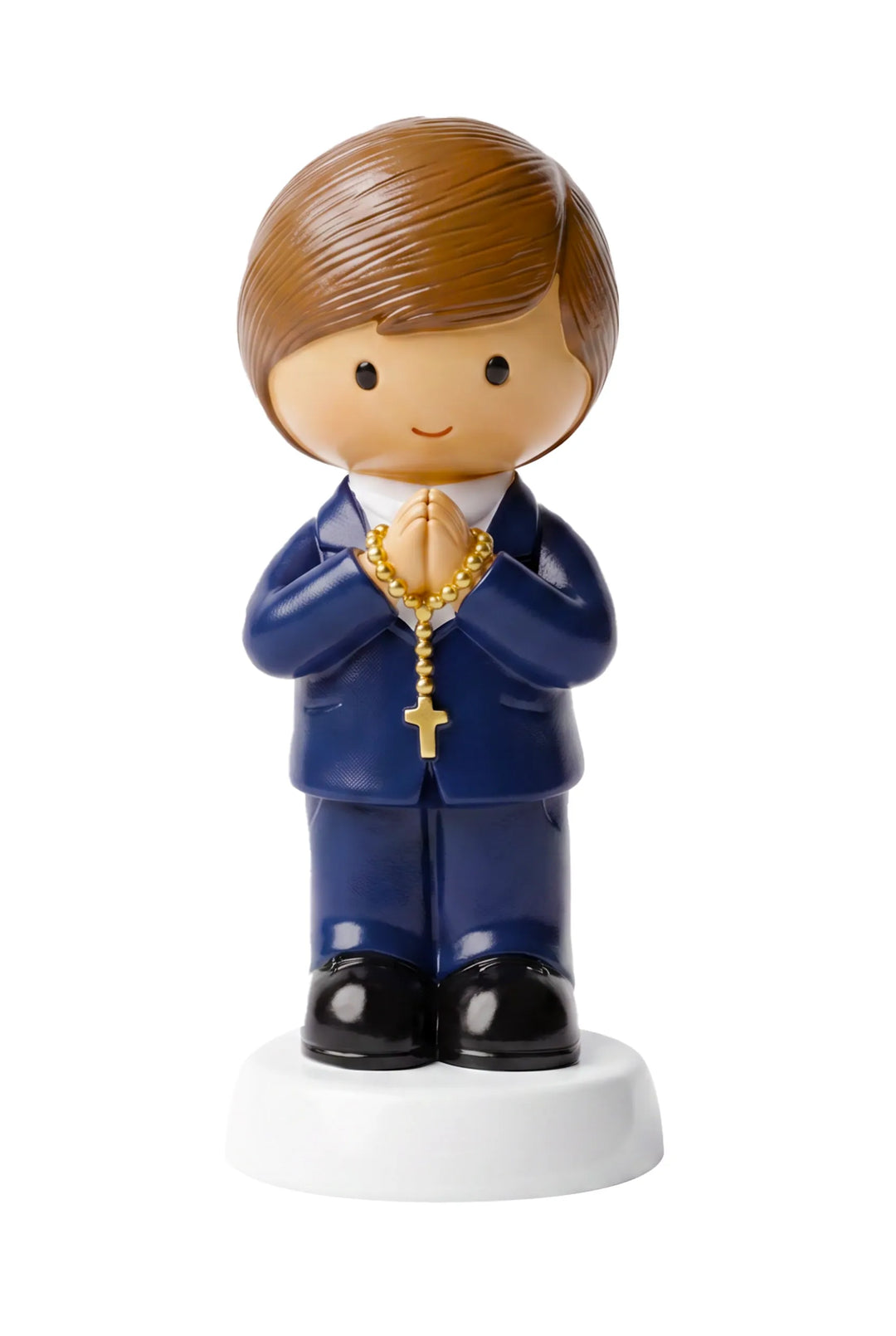 Little Drops of Water Miniature Saint Statue A Promise to God — Boy Miniature Saint Statue