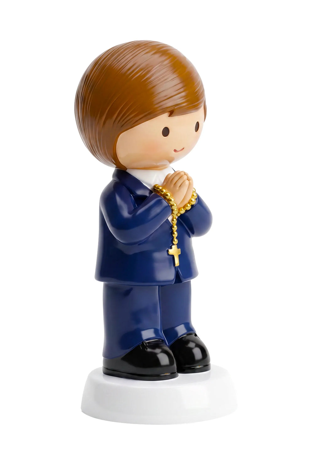 Little Drops of Water Miniature Saint Statue A Promise to God — Boy Miniature Saint Statue