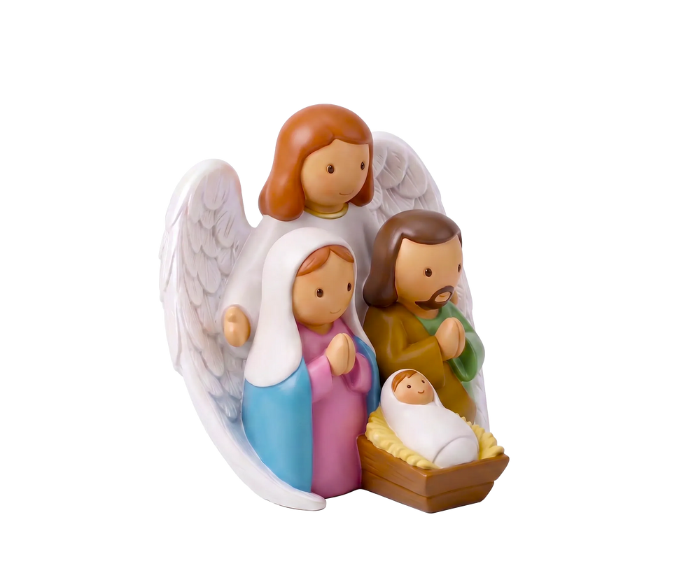Little Drops of Water Miniature Saint Statue An Angel's Blessing Miniature Saint Statue