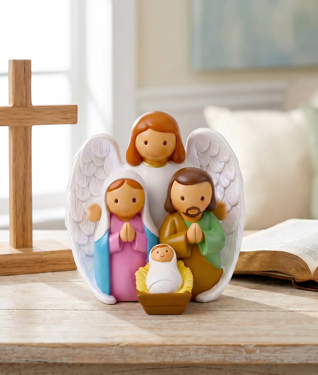 Little Drops of Water Miniature Saint Statue An Angel&