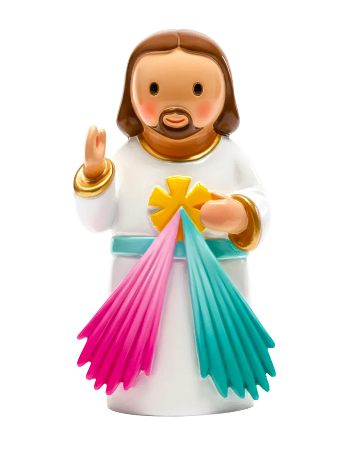 Little Drops of Water Miniature Saint Statue Divine Mercy Miniature Saint Statue