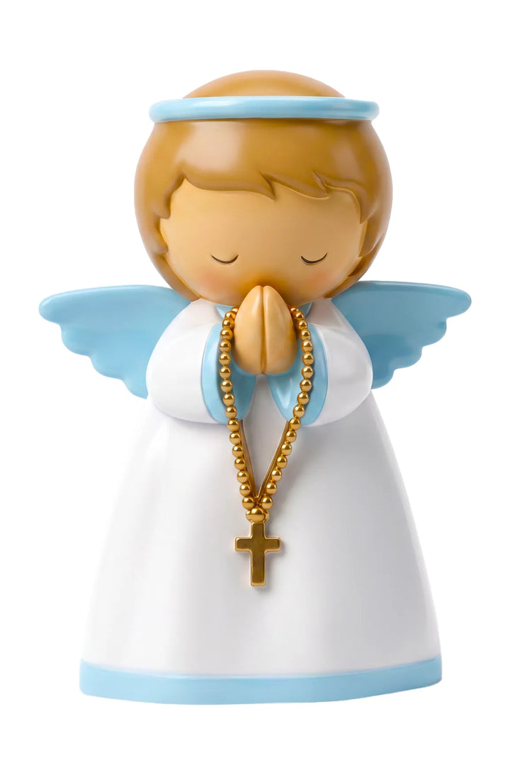 Little Drops of Water Miniature Saint Statue My Guardian Angel Boy Miniature Saint Statue