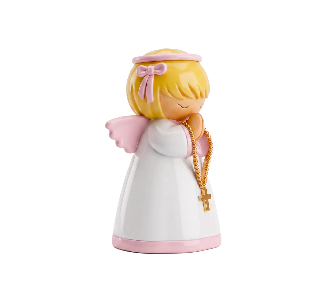 Little Drops of Water Miniature Saint Statue My Guardian Angel Girl Miniature Saint Statue