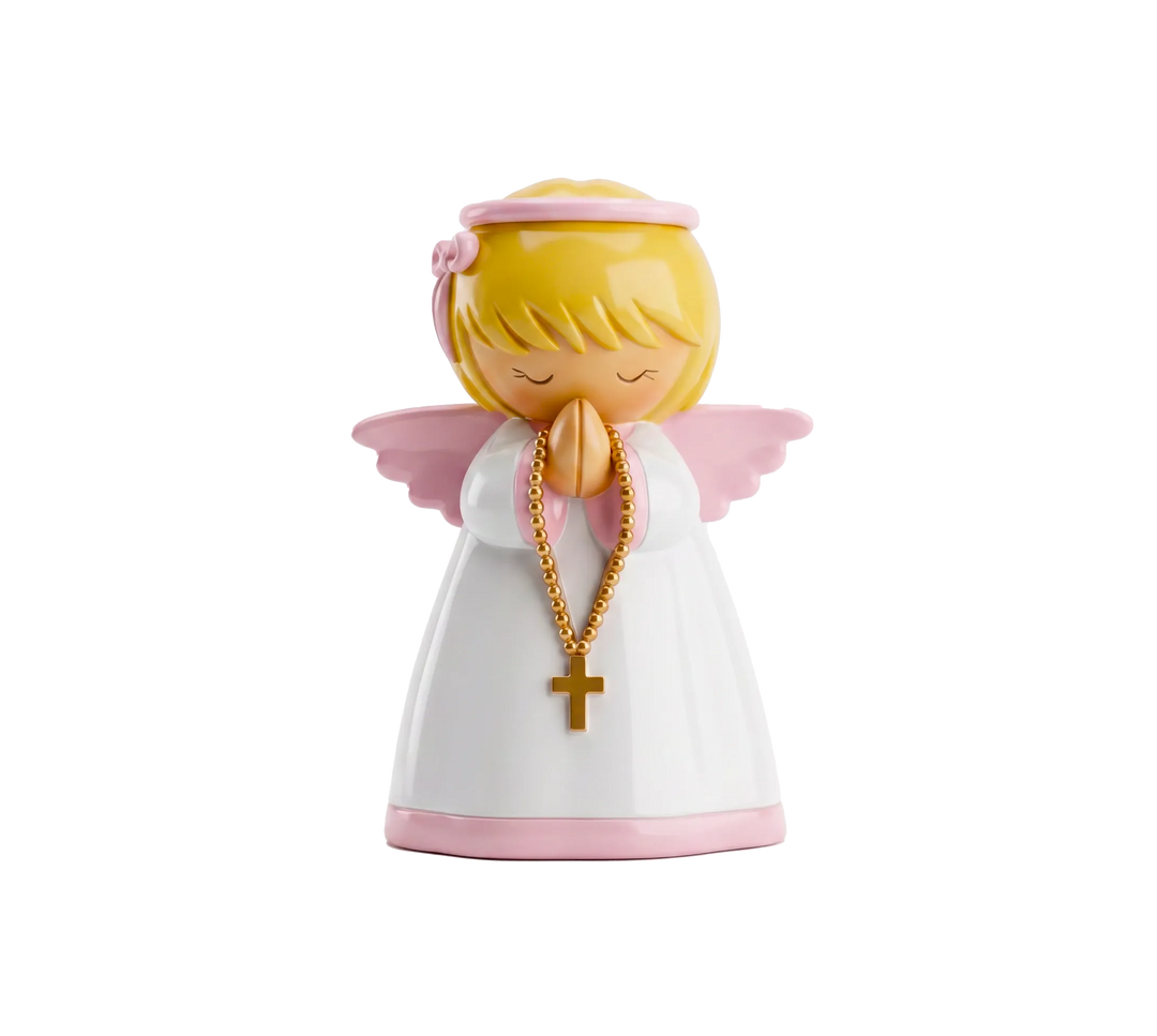 Little Drops of Water Miniature Saint Statue My Guardian Angel Girl Miniature Saint Statue
