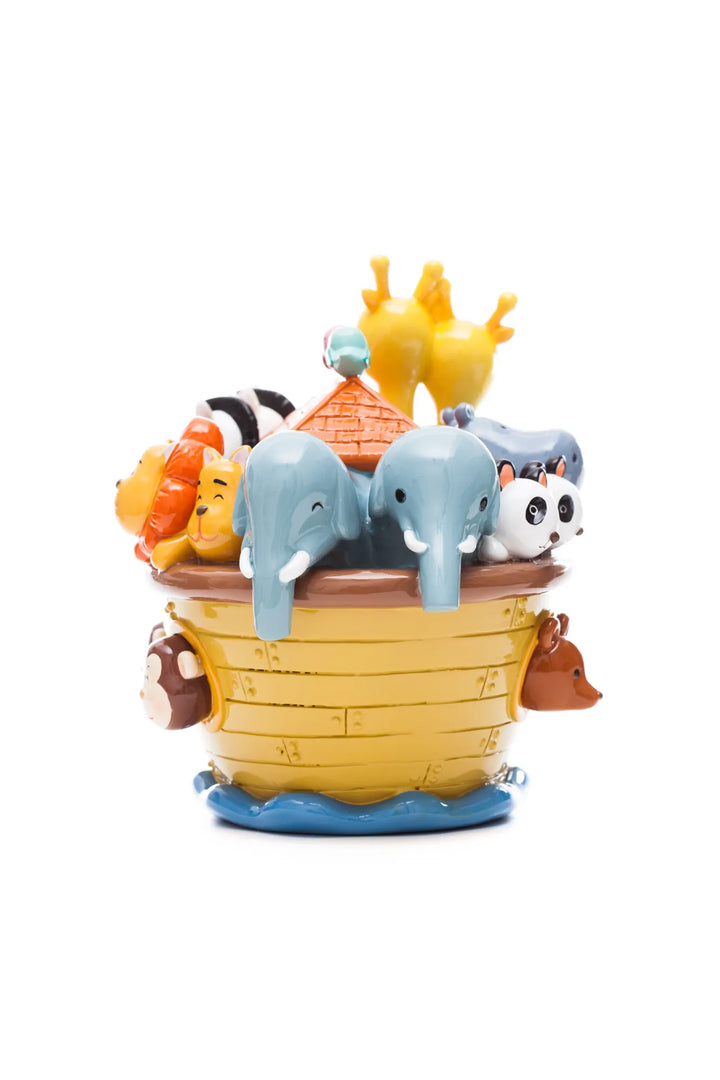 Little Drops of Water Miniature Saint Statue Noah’s Ark Coin Bank