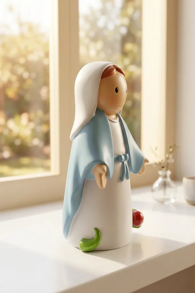 Little Drops of Water Miniature Saint Statue Our Lady of Grace Miniature Saint Statue