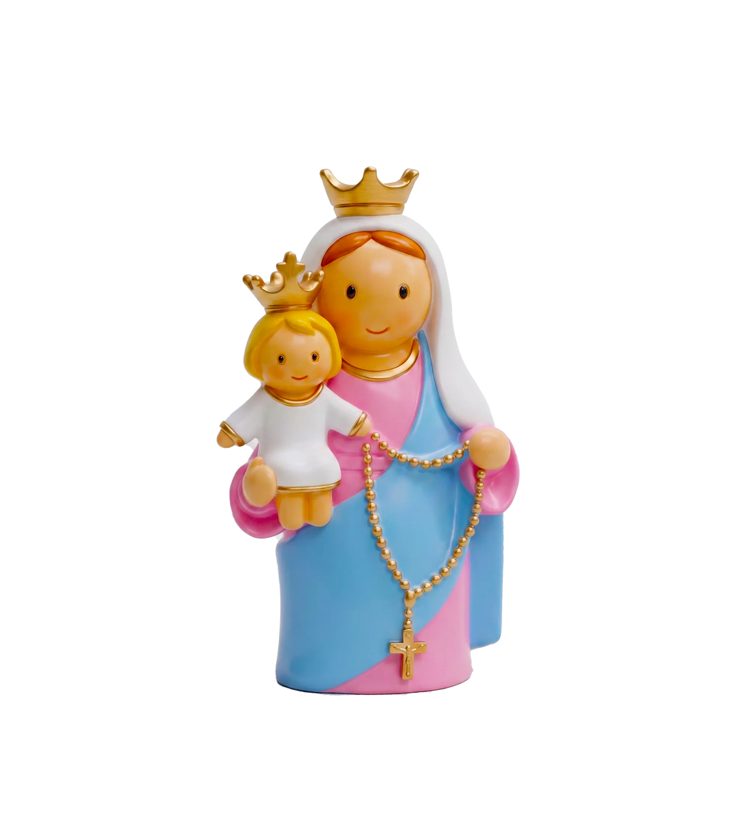 Little Drops of Water Miniature Saint Statue Our Lady of the Rosary Miniature Saint Statue