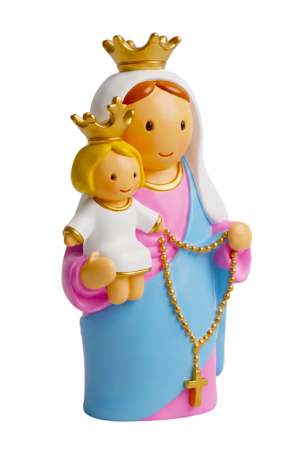 Little Drops of Water Miniature Saint Statue Our Lady of the Rosary Miniature Saint Statue