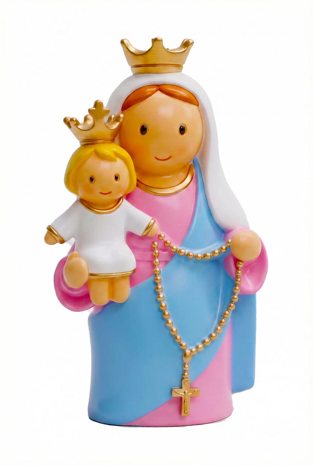 Little Drops of Water Miniature Saint Statue Our Lady of the Rosary Miniature Saint Statue