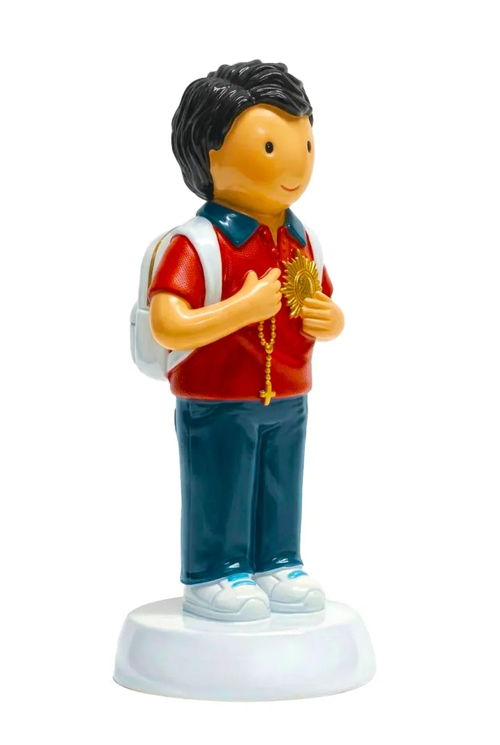 Little Drops of Water Miniature Saint Statue Saint Carlo Acutis Miniature Saint Statue