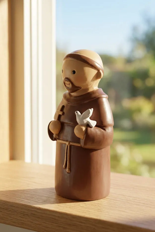 Little Drops of Water Miniature Saint Statue Saint Francis of Assisi Miniature Saint Statue