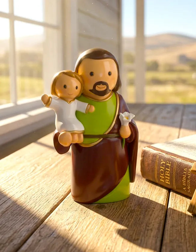 Little Drops of Water Miniature Saint Statue Saint Joseph Miniature Saint Statue