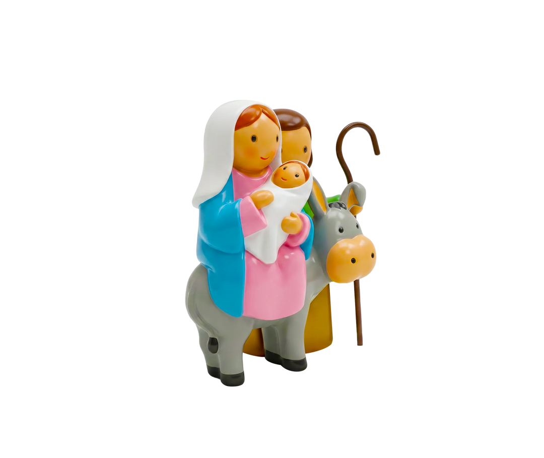 Little Drops of Water Miniature Saint Statue The Flight to Egypt Miniature Saint Statue