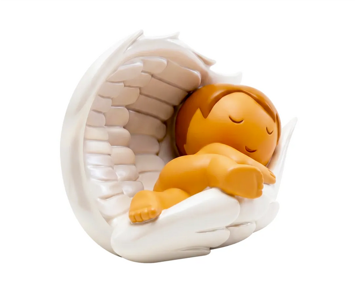 Little Drops of Water Miniature Saint Statue Under His Wings Miniature Saint Statue