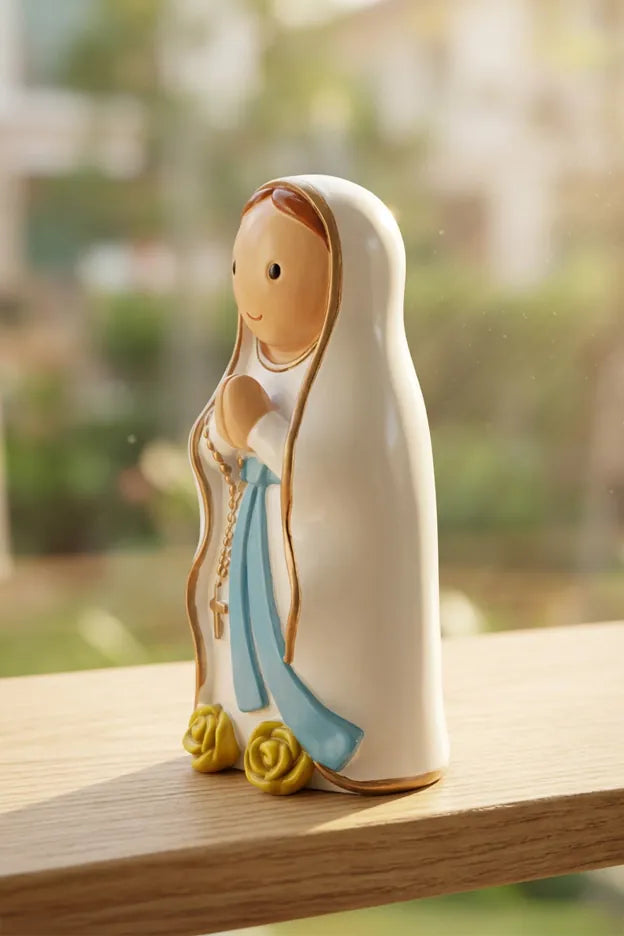 Little Drops of Water Our Lady of Lourdes Miniature Saint Statue