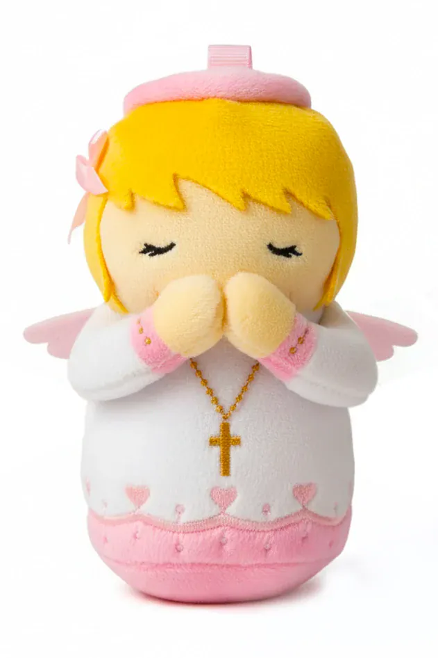 Guardian Angel Girl Catholic Plush Doll Divine Protection Main - Little Drops of Water