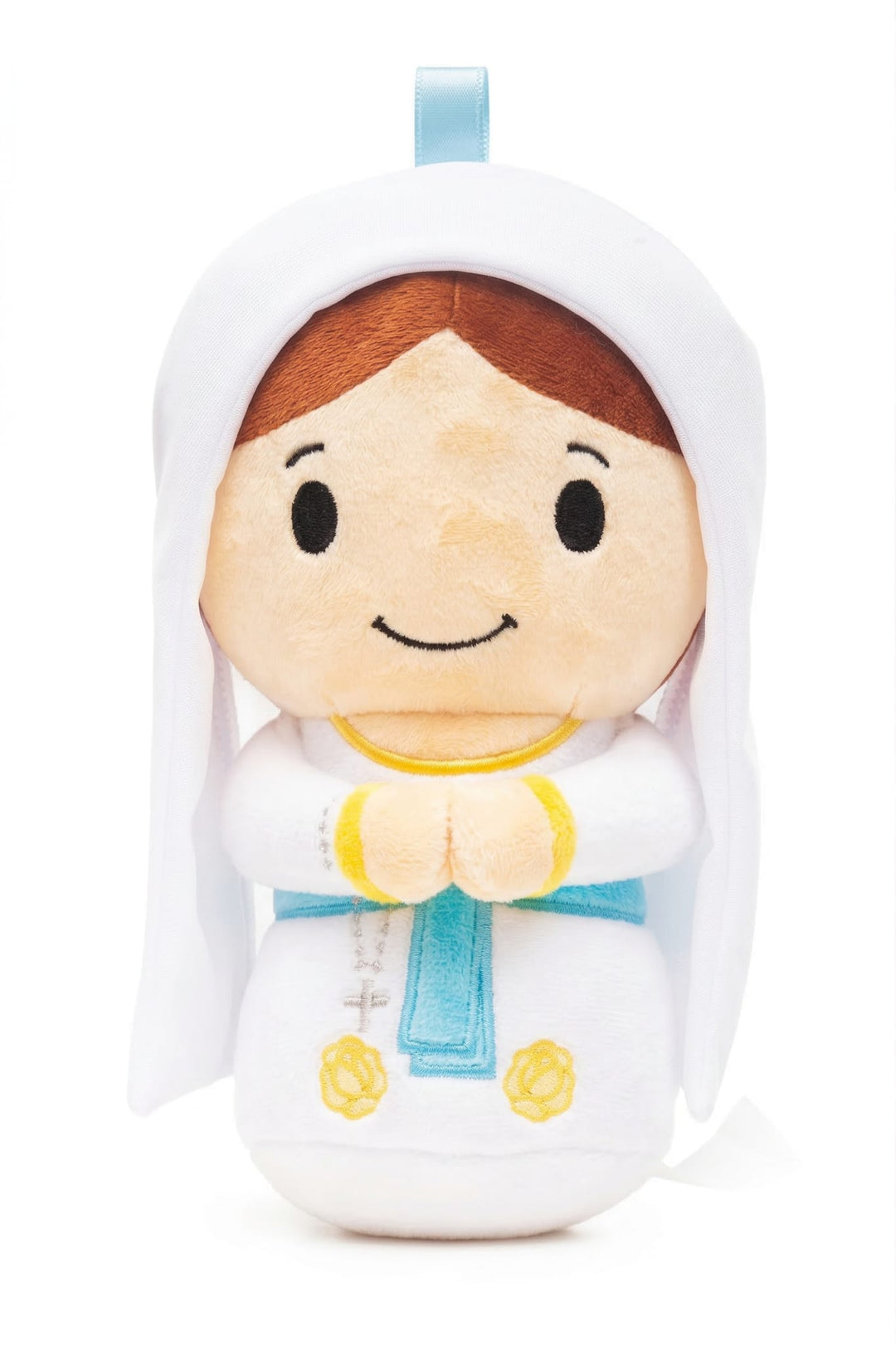 Little Drops of Water Plushie Our Lady of Lourdes Mini Catholic Plush Doll 4.75"