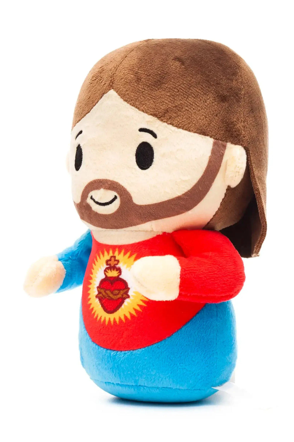 Sacred Heart Jesus Catholic Plush Doll Jesus Plush Detail View - Little Drops of Water