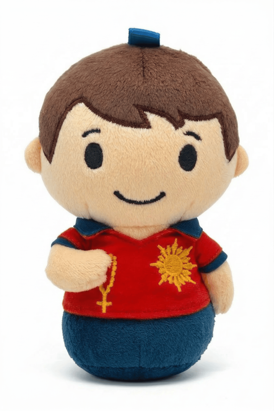 Little Drops of Water Plushie Saint Carlo Acutis Catholic Mini Plush Doll — Patron of the Internet 4.75"