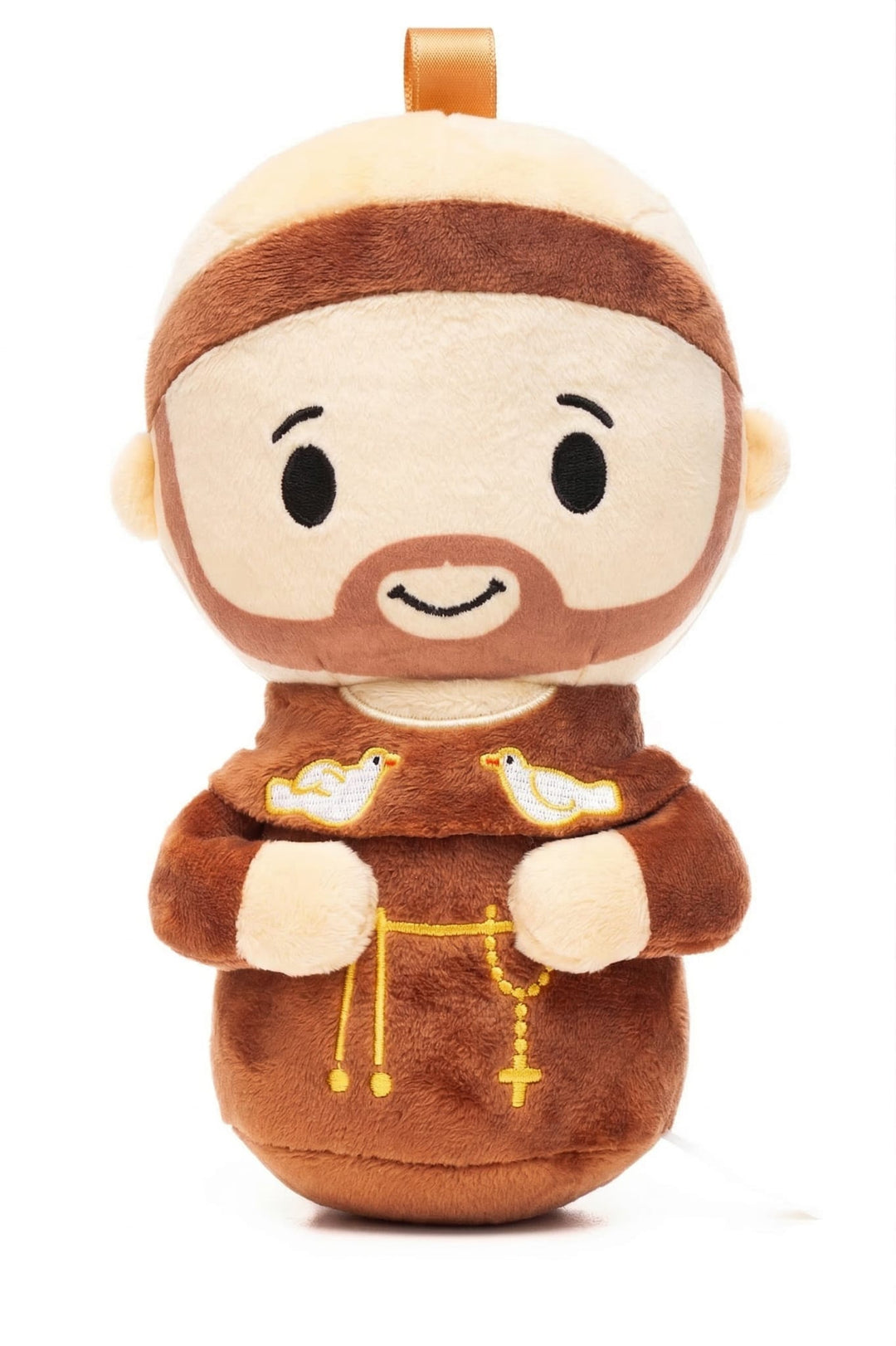 Little Drops of Water Plushie Saint Francis of Assisi Catholic Plush Doll — Patron of Animals 4.75"