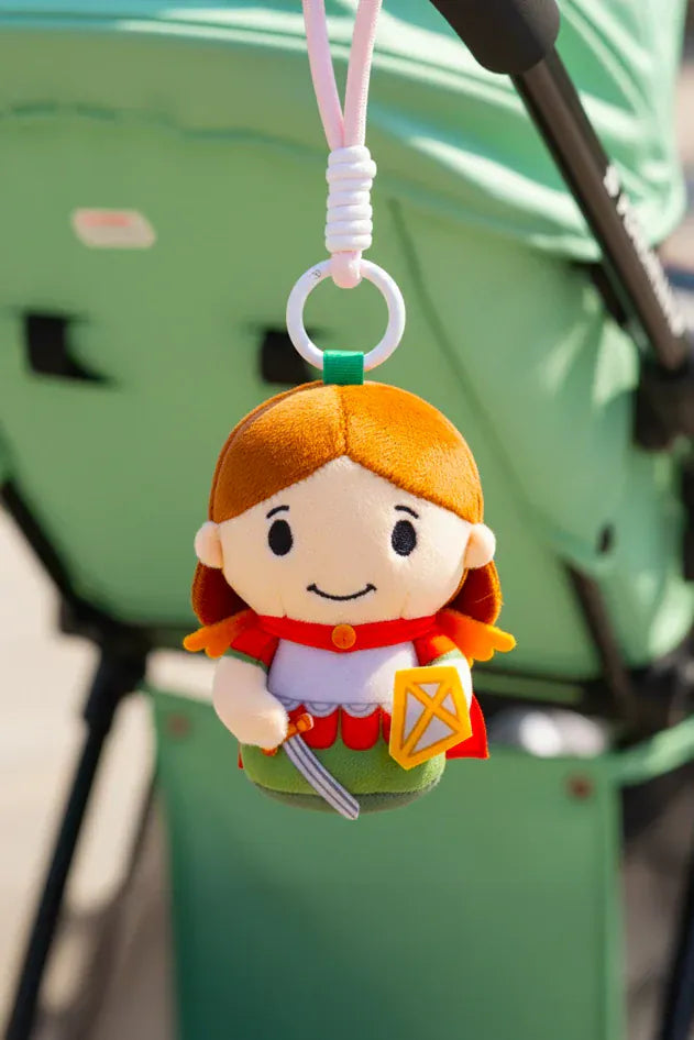 Little Drops of Water Plushie Saint Michael Archangel Catholic Mini Plush Doll 4.75" | Angel Toy