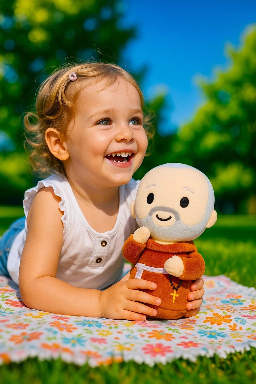 Little Drops of Water Plushie Saint Padre Pio Plush Doll | Catholic Saint Stuffed Doll
