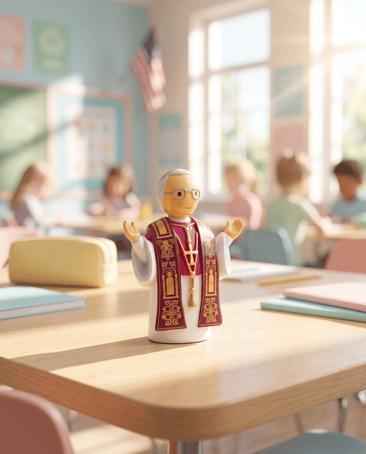 Little Drops of Water Pope Leo XIV Miniature Saint Statue