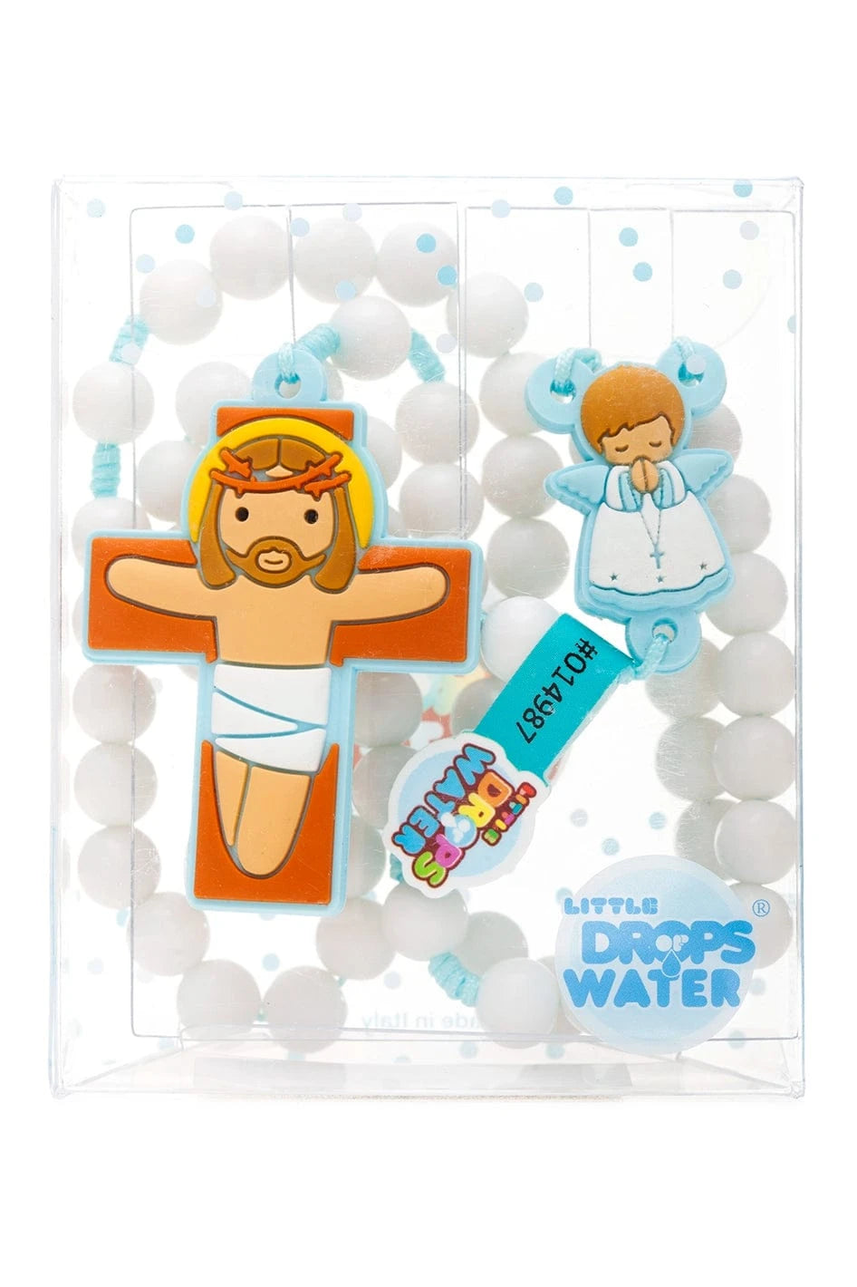 Little Drops of Water® Rosaries Baby Boy Angel | First Communion & Baptism Gift