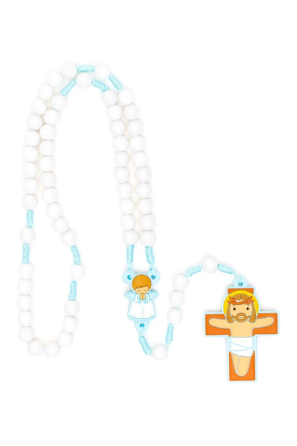 Little Drops of Water® Rosaries Baby Boy Angel | First Communion & Baptism Gift
