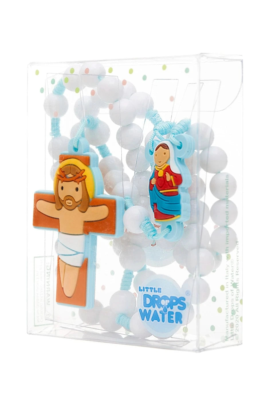 Little Drops of Water Rosaries Immaculate Heart Blue | First Communion & Baptism Gift