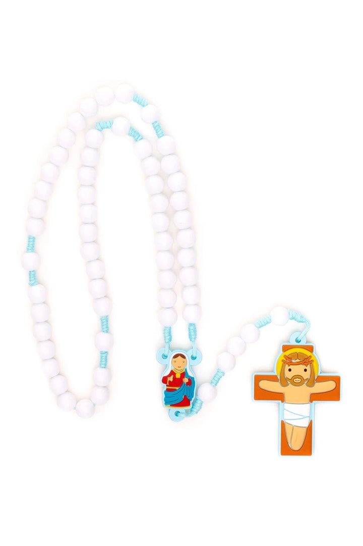 Little Drops of Water Rosaries Immaculate Heart Blue | First Communion & Baptism Gift