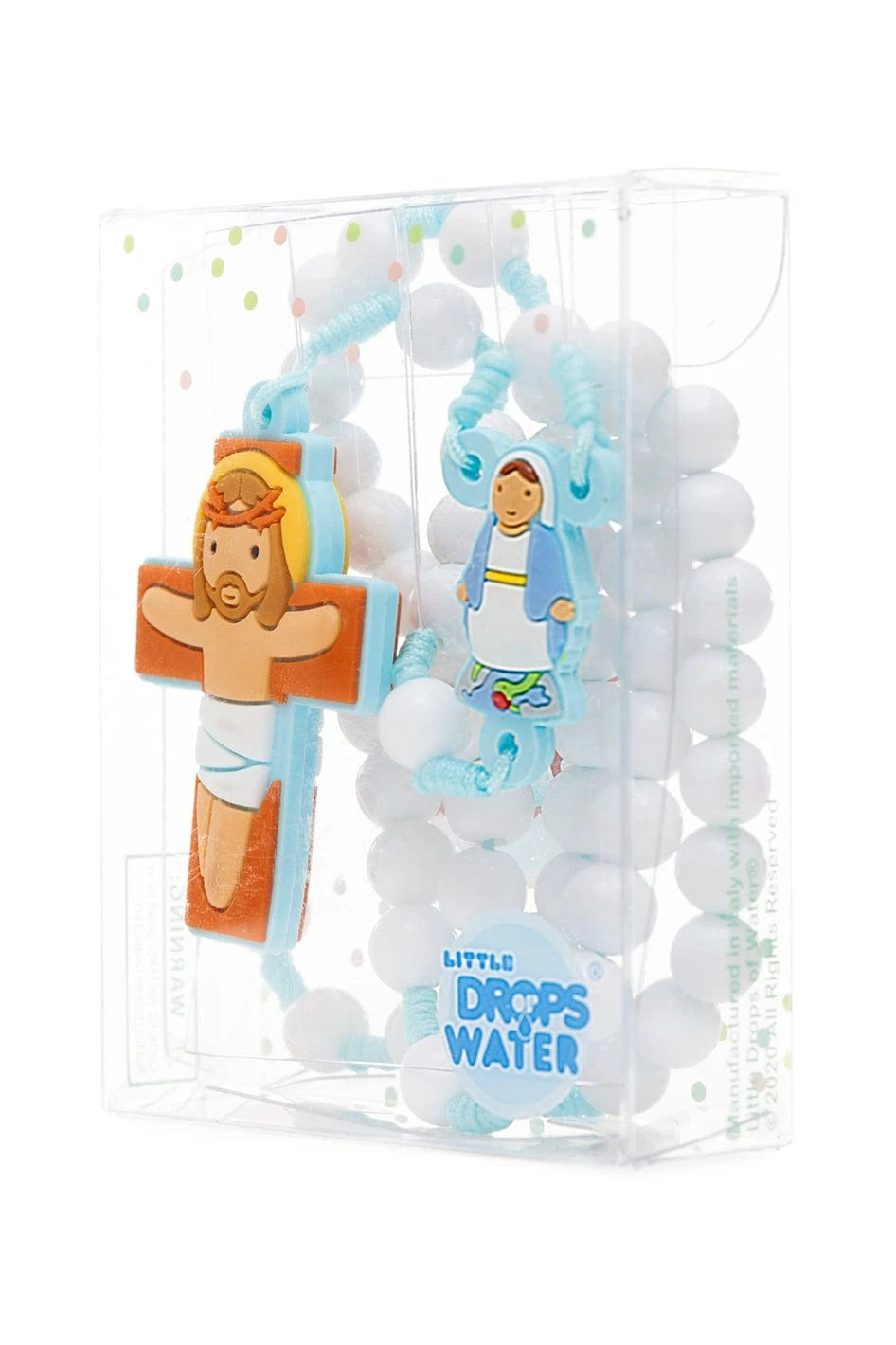 Little Drops of Water Rosaries Lady Of Grace Blue | First Communion & Baptism Gift