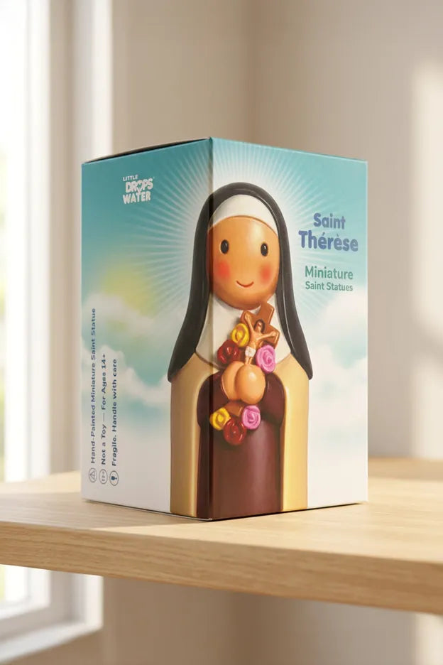 Little Drops of Water Saint Therese of Lisieux Miniature Statue
