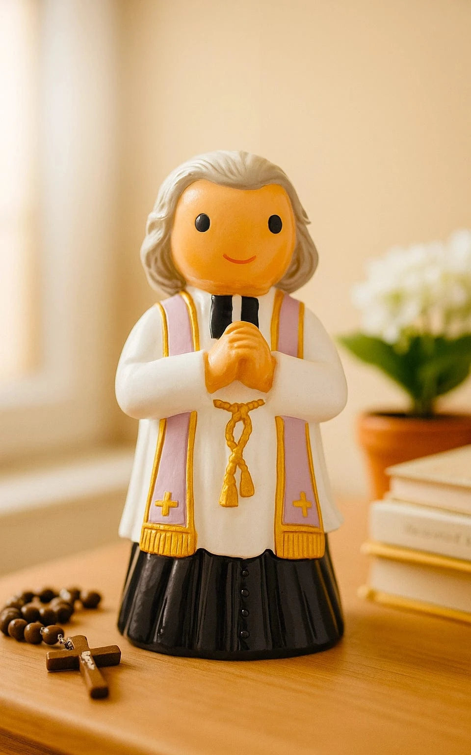Little Drops of Water® Saints Saint John Vianney Collectors Edition Figurine – Priesthood Patron Gift |