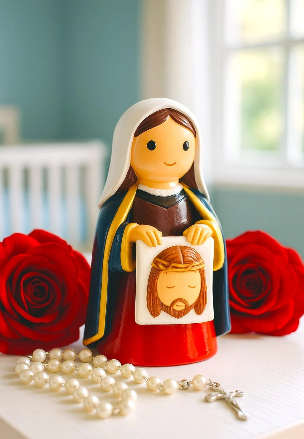 Little Drops of Water Saints Saint Veronica Figurine – Holy Face Devotional Gift |
