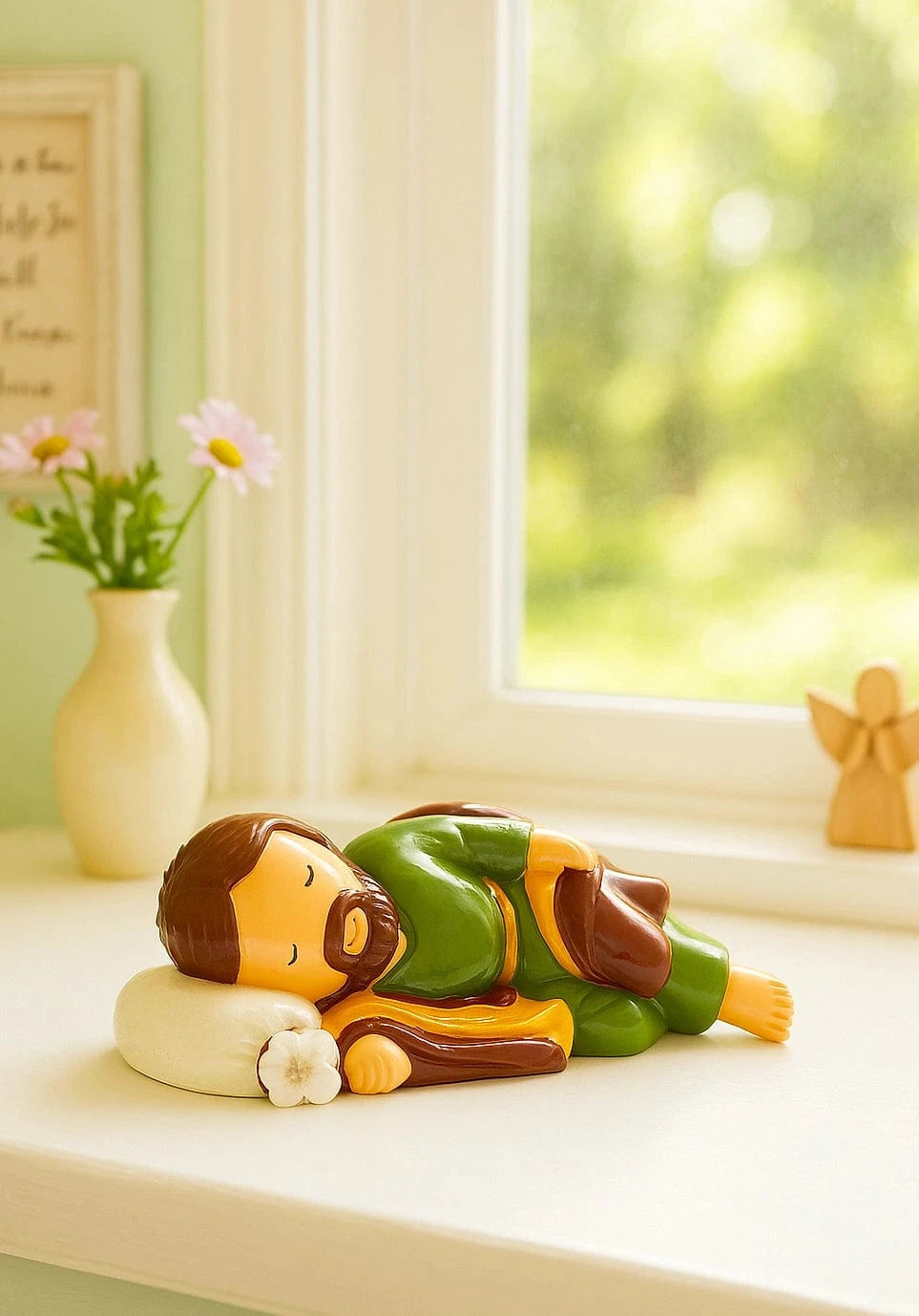 Little Drops of Water® Saints Sleeping Saint Joseph Collectors Edition Figurine – Home Guardian Gift |